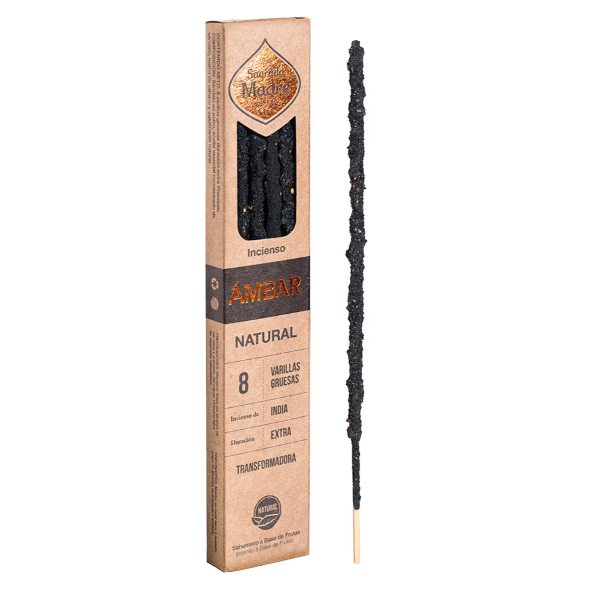 お香 サグラダマドレ INCENSE NATURAL 8本 ( インセンス スティック フレグランス 自然素材 香り 癒し スティック型 パロサント 樹脂 浄化 木 葉 空間浄化 リラックス効果 リフレッシュ リラックス サステナブル ) 【ヤグラ】 ヤグラ