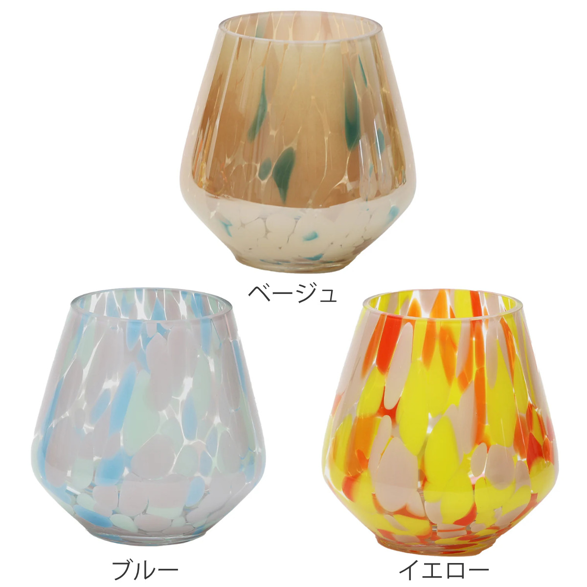 花瓶 パレットベース コンベックス ( 花ビン 花びん 花器 フラワーベース フラワー 花 飾る 花入れ ガラス ガラス製 クリア 透明 おしゃれ 一輪挿し ) 【イエロー】 イエロー