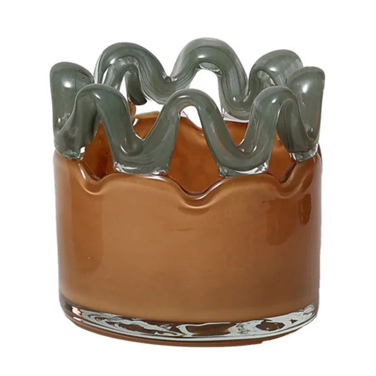 花瓶 ハンナ スモール ( 花ビン 花びん 花器 ベース ガラスベース フラワー 花 飾る 花入れ ガラス ガラス製 オブジェ キャンドルホルダー キャンドル 小物入れ S ) 【アロイオレンジ】 アロイオレンジ