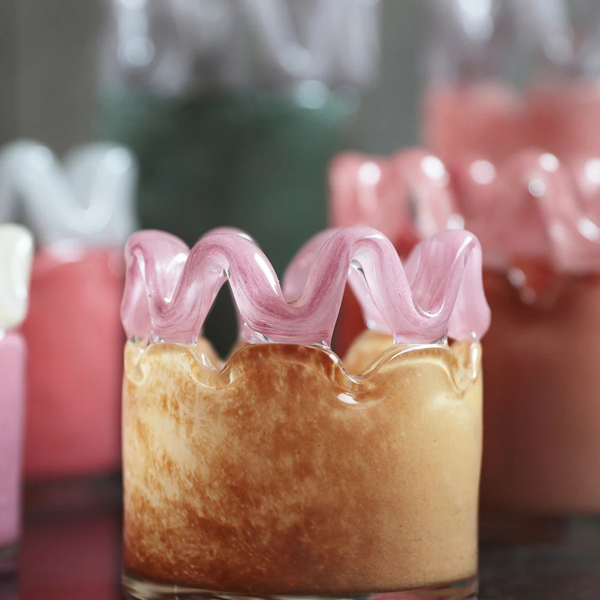 花瓶 ハンナ スモール ( 花ビン 花びん 花器 ベース ガラスベース フラワー 花 飾る 花入れ ガラス ガラス製 オブジェ キャンドルホルダー キャンドル 小物入れ S ) 【アロイオレンジ】 アロイオレンジ