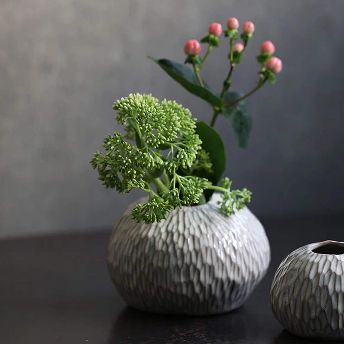 花瓶 ボフミラ ラージ 一輪挿し ( 花ビン 花びん 花器 ベース フラワーベース フラワー 花 飾る 花入れ おしゃれ 陶器 陶器製 和モダン シンプル )