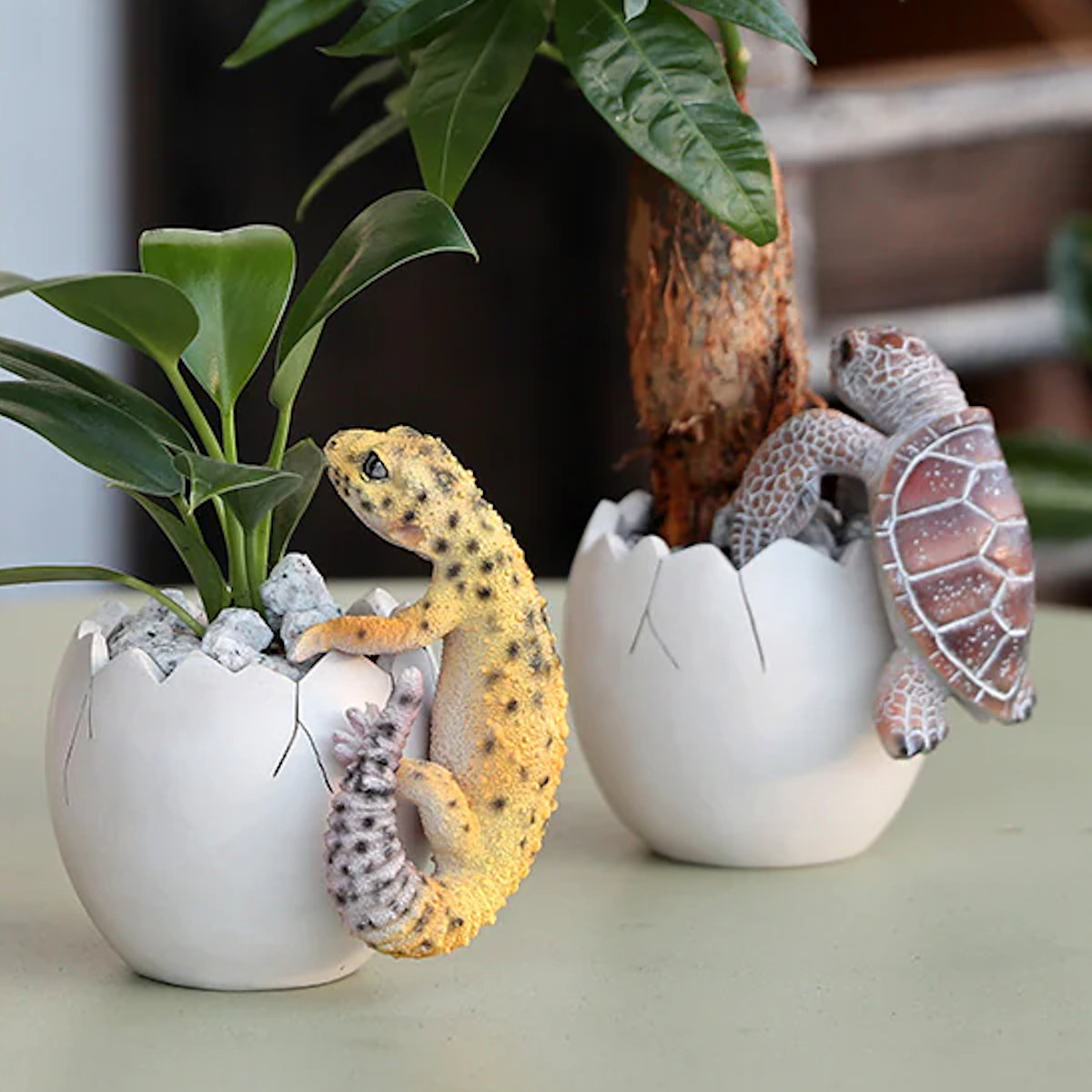 ペン立て BOB UP STAND レオパードゲッコー タートル （ ペンホルダー 文具 デスク収納 文房具 雑貨 デスク 机 アニマル オフィス インテリア ディスプレイ 置物 小物入れ 収納 ステーショナリー オブジェ 花ビン 花びん ） 【レオパードゲッコー】