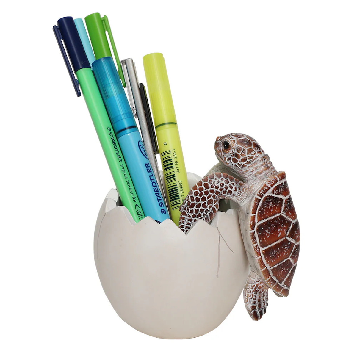 ペン立て BOB UP STAND レオパードゲッコー タートル ( ペンホルダー 文具 デスク収納 文房具 雑貨 デスク 机 アニマル オフィス インテリア ディスプレイ 置物 小物入れ 収納 ステーショナリー オブジェ 花ビン 花びん ) 【タートル】 タートル