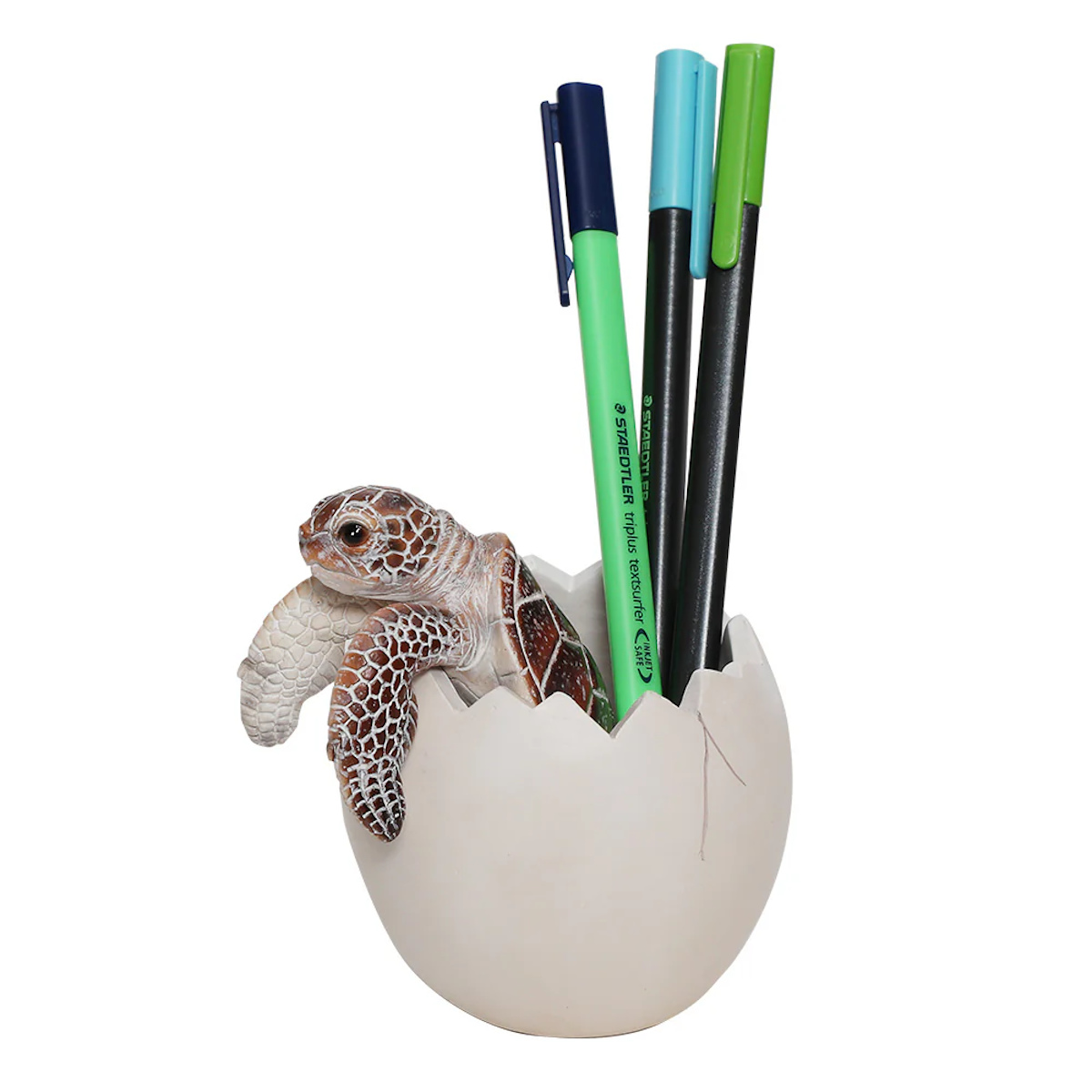 ペン立て BOB UP STAND レオパードゲッコー タートル ( ペンホルダー 文具 デスク収納 文房具 雑貨 デスク 机 アニマル オフィス インテリア ディスプレイ 置物 小物入れ 収納 ステーショナリー オブジェ 花ビン 花びん ) 【タートル】 タートル