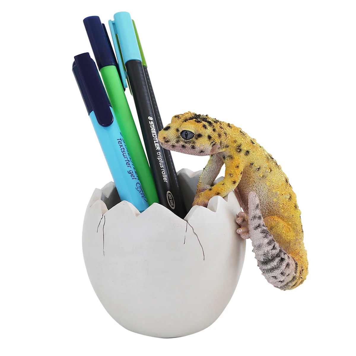 ペン立て BOB UP STAND レオパードゲッコー タートル ( ペンホルダー 文具 デスク収納 文房具 雑貨 デスク 机 アニマル オフィス インテリア ディスプレイ 置物 小物入れ 収納 ステーショナリー オブジェ 花ビン 花びん ) 【タートル】 タートル