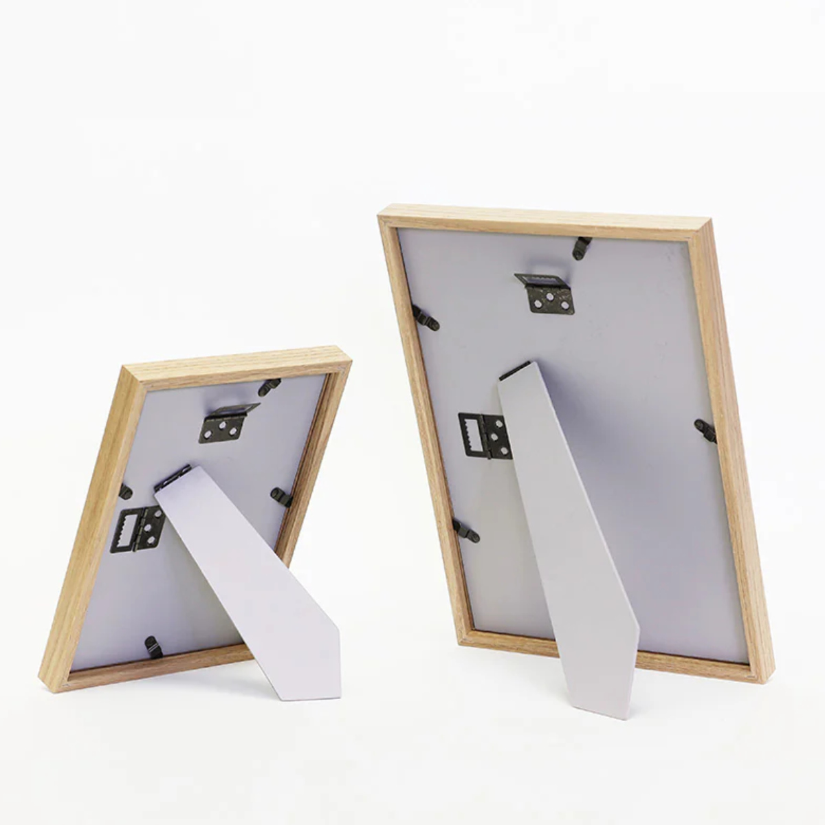 フォトフレーム ウッドフレーム YVR-02 A4サイズ対応 置き型対応 ( 写真 フレーム ポスター 額 シンプル おしゃれ 壁掛け 置き型 木製 アートフレーム 雑貨 飾る インテリア 玄関 作品 額縁 アート イラスト オーク材 )