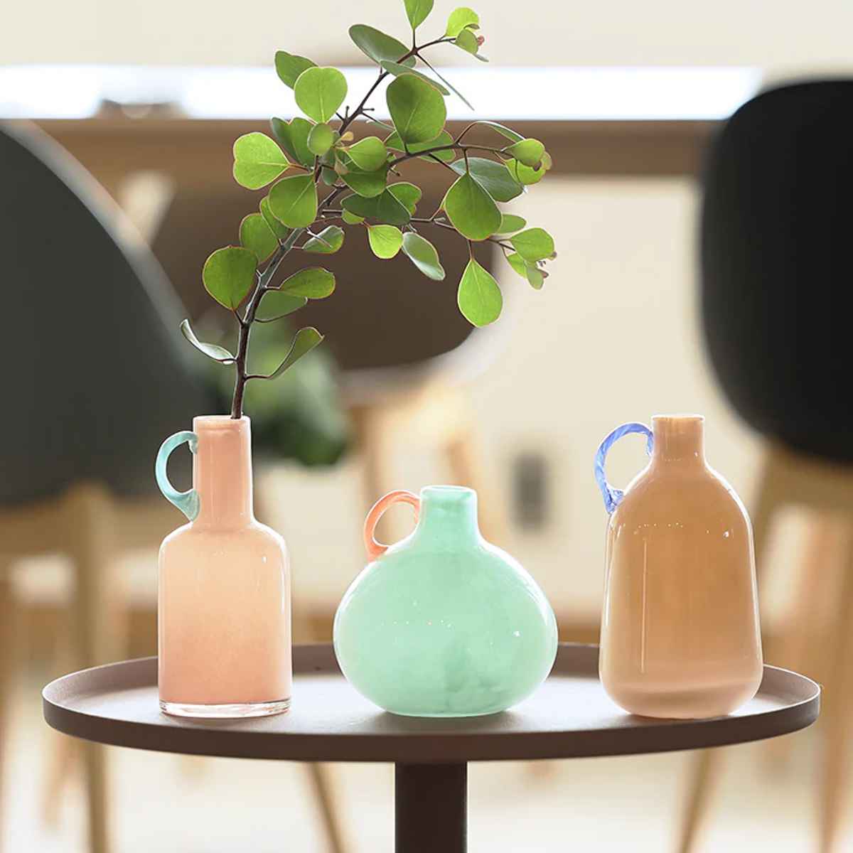 花瓶 Tiana ティアナ ( 花ビン 花びん 花器 フラワーベース フラワー 花 飾る 花入れ ガラス ガラス製 色ガラス おしゃれ 一輪挿し ) 【MINT】 MINT