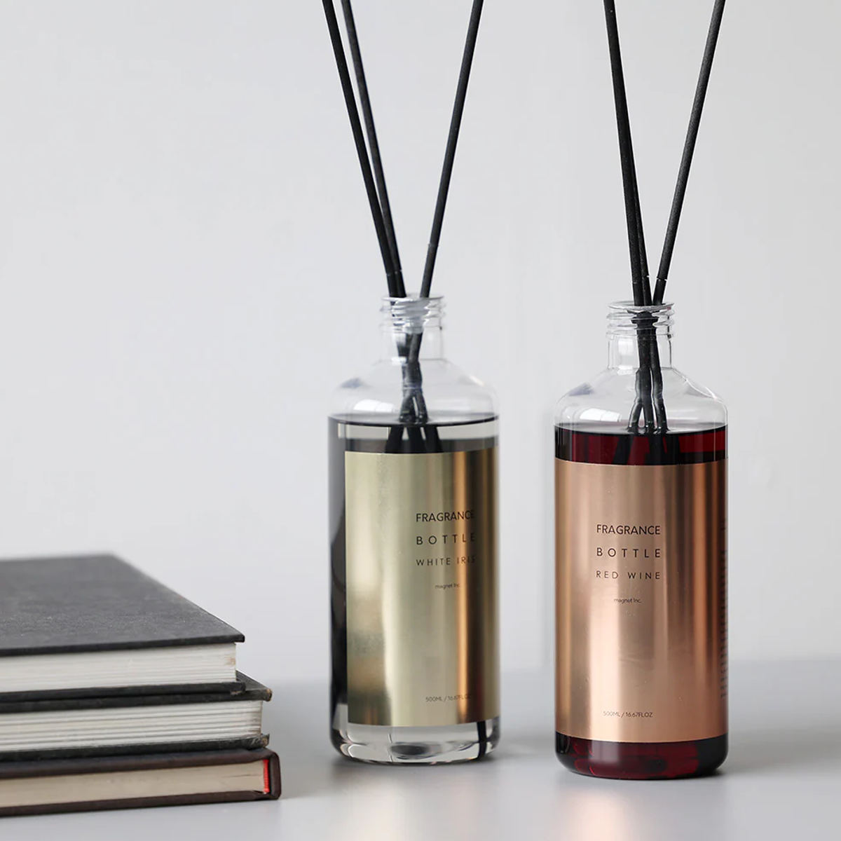 リードディフューザー FRAGRANCE BOTTLE （ 詰め替え リフィルボトル アロマディフューザー ディフューザー 500ml 大容量 レフィル 詰め替え用 上品な香り 華やか ルームフレグランス 高級感 ギフト プレゼント ） 【レッドワイン】