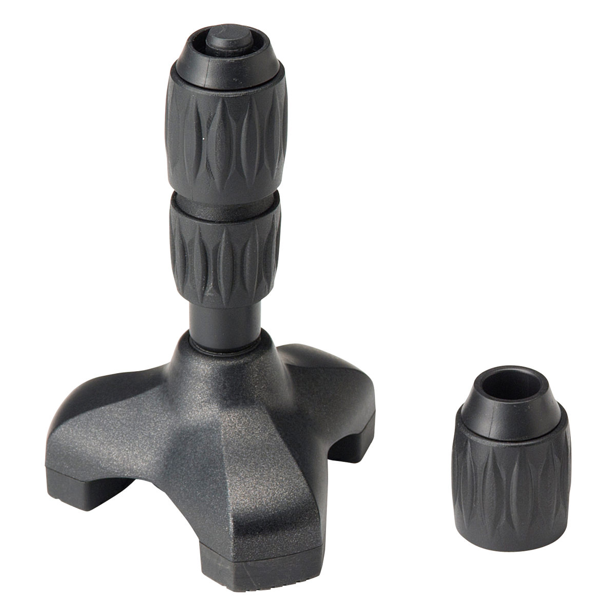 パーツのみ グッドギア もっちートリプル GG-1619 （ マキテック 杖 杖先 パーツ 交換用キット ステッキ つえ ツエ 杖用 ゴム 交換 交換用 3点 三点 自立式 衝撃吸収 安定感 ブラック 介護 介護用品 ）