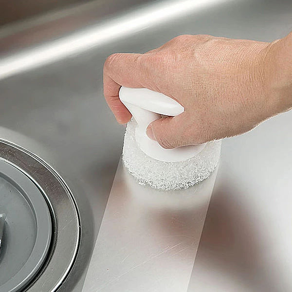 シンク洗いスポンジ MK シンク掃除 キッチンスポンジ まめいた ( キッチン掃除 台所 台所掃除 台所スポンジ ホワイト キッチン小物 キッチン用品 シンク洗い KUROMAME )