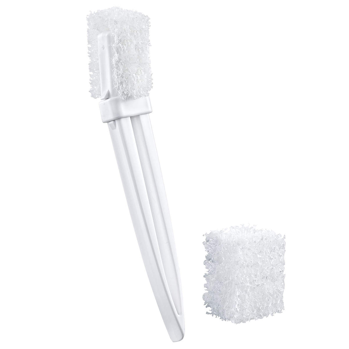 水アカ落とし 洗剤用スティック 掃除 水回り シンク ( 蛇口まわり 洗面台 浴室 水垢 専用ブラシ すき間掃除 掃除用品 便利グッズ )