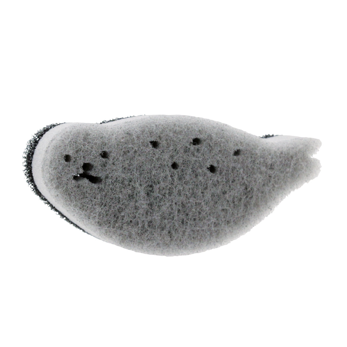 marna マーナ あざらしスポンジ K700 ( キッチンスポンジ アザラシスポンジ 台所用スポンジ 食器用スポンジ キッチン雑貨 食器洗い 皿洗い 食器用 シンク用品 キッチングッズ キッチン小物 キッチン用品 ) 【グレー】 グレー