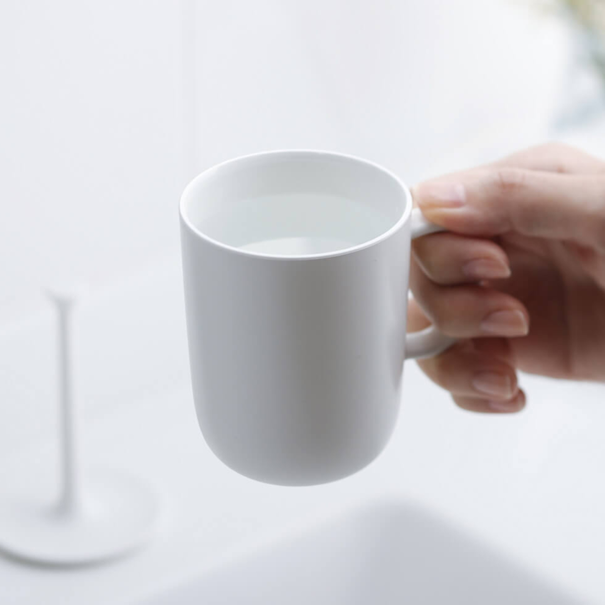 marna マーナ コップ 取っ手付き スタンドセット W613 W611 ( うがい 歯磨き プラスチック うがい用 歯磨きコップ ハミガキ 歯みがき うがいコップ カップ プラコップ 白 透明 スタンド スタンド付き 取っ手 ) 【クリア×取っ手付き】 クリア×取っ手付き