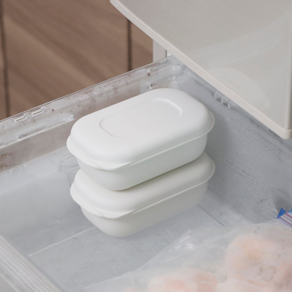 marna マーナ 極 冷凍ごはん容器 小 K811 ( 保存容器 2個入り 日本製 食洗機対応 電子レンジ対応 冷凍ご飯容器 冷凍保存 冷凍 100g 小盛 ふっくら お弁当 お米 ごはん ご飯 米 容器 小分け 保存 炊き立てごはん 炊き立てご飯 )