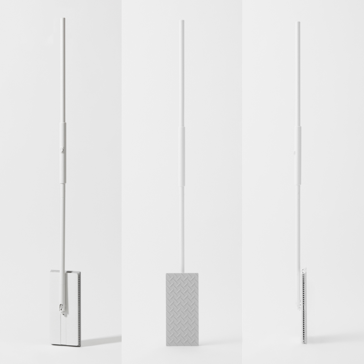 marna マーナ タッチレスワイパー W655W ( フロアワイパー 本体 タッチレス 自立 スリム 簡単操作 スムーズ ワンタッチ フローリングワイパー 360度 おしゃれ 掃除 ワイパー 床掃除 拭き掃除 シンプル )