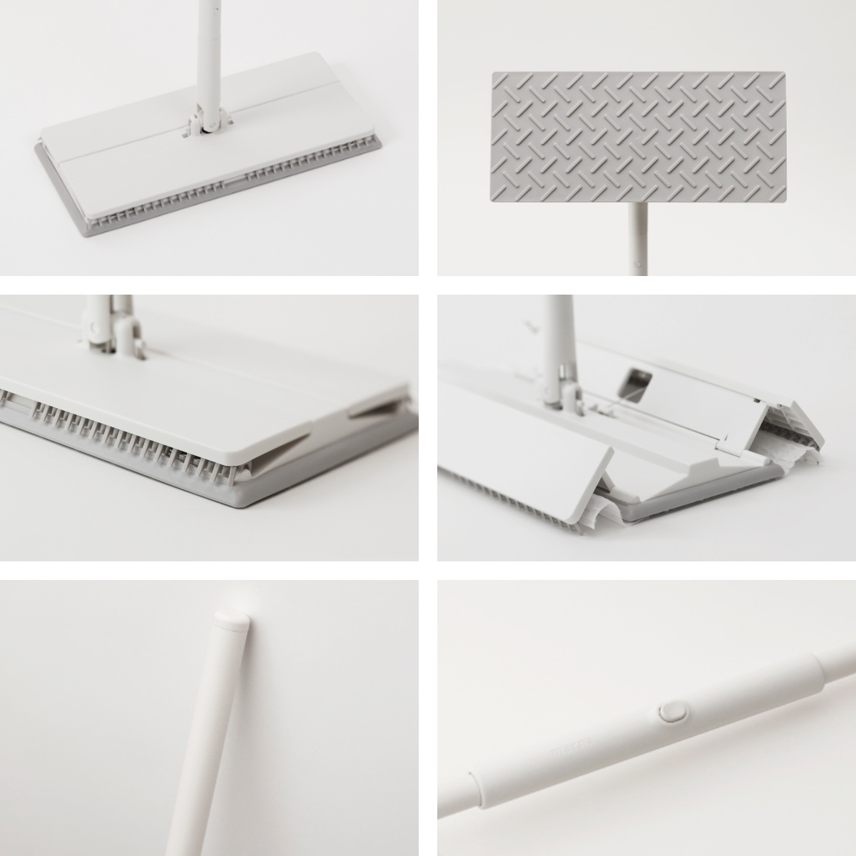 marna マーナ タッチレスワイパー W655W ( フロアワイパー 本体 タッチレス 自立 スリム 簡単操作 スムーズ ワンタッチ フローリングワイパー 360度 おしゃれ 掃除 ワイパー 床掃除 拭き掃除 シンプル )