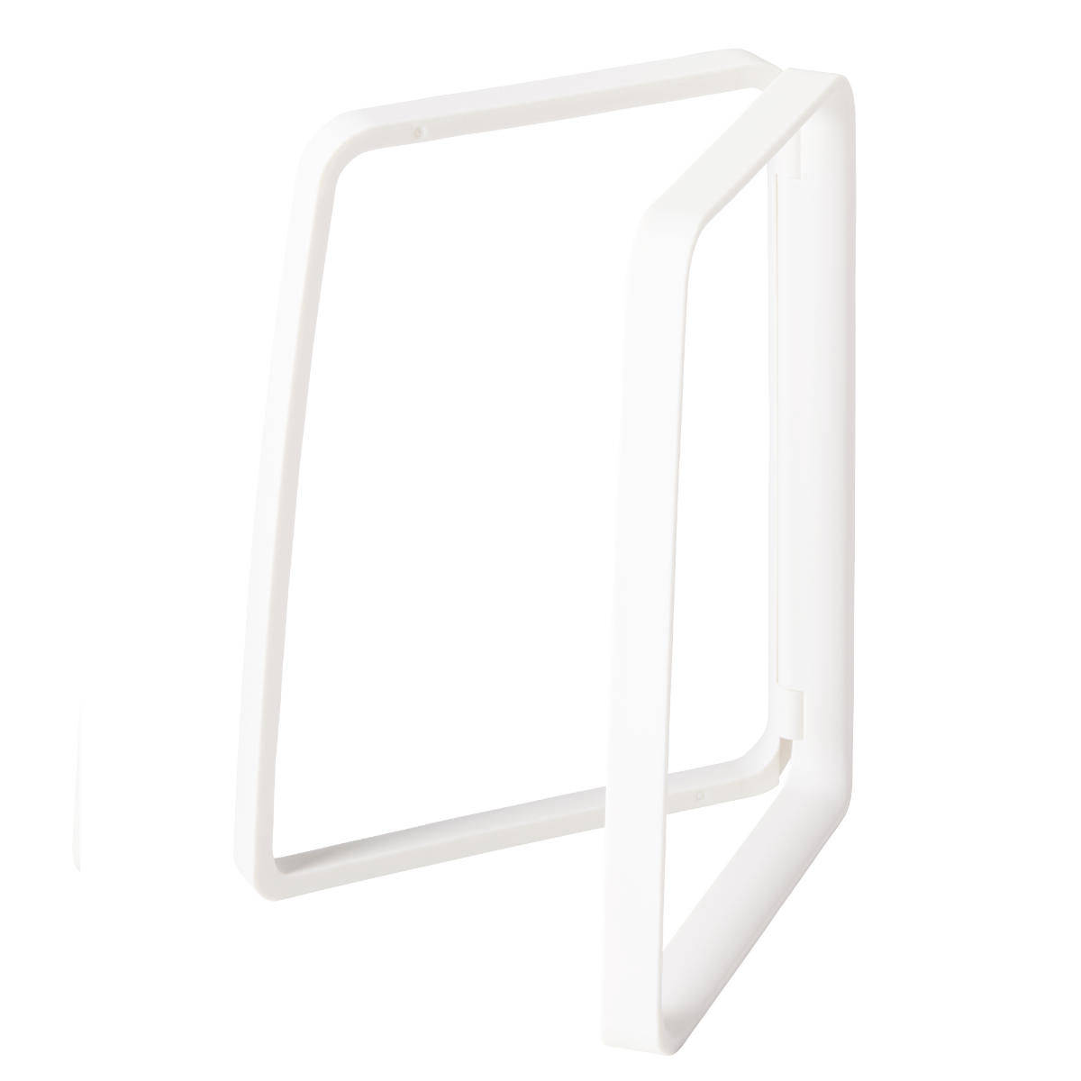 marna マーナ ポリ袋ホルダー K821 ( 折りたたみ キッチン ゴミ箱 生ゴミスタンド ポリ袋 スタンド ゴミ袋ホルダー スリム コンパクト 卓上 生ゴミ入れ おしゃれ ダスト 生ごみ レジ袋ホルダー キッチングッズ ふきん掛け 便利 )