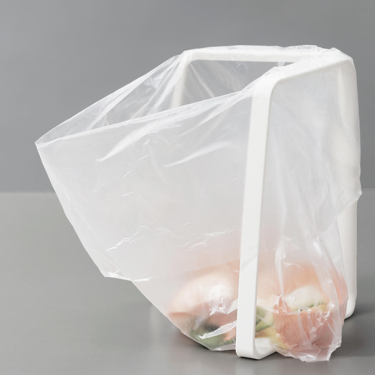 marna マーナ ポリ袋ホルダー K821 ( 折りたたみ キッチン ゴミ箱 生ゴミスタンド ポリ袋 スタンド ゴミ袋ホルダー スリム コンパクト 卓上 生ゴミ入れ おしゃれ ダスト 生ごみ レジ袋ホルダー キッチングッズ ふきん掛け 便利 )