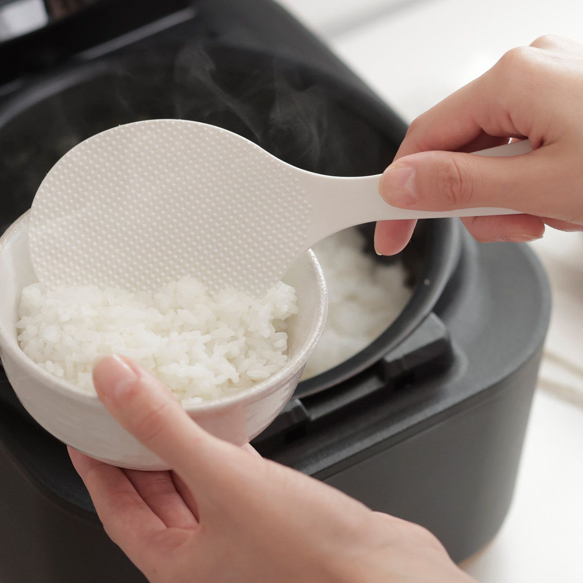 marna マーナ 立つしゃもじ K386 ( 食洗機対応 おしゃもじ スタンドしゃもじ キッチンツール 調理器具 ) 【ブラック】 ブラック