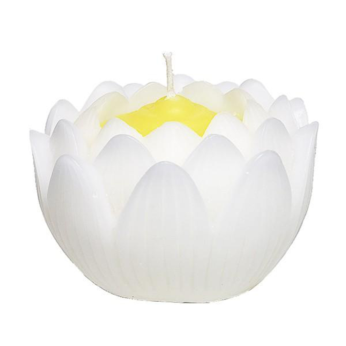 ローソク 蓮の花 大 ホワイト 箱入 24時間 （ 花 ろうそく お供え ロウソク 蝋燭 ハス 蓮 白 キャンドル 24時間燃焼 長時間 お墓参り お盆 仏壇 仏具 進物 四十九日 49日 初盆 お悔み 命日 通夜 お墓 仏前 御供 帰省 ギフト ）