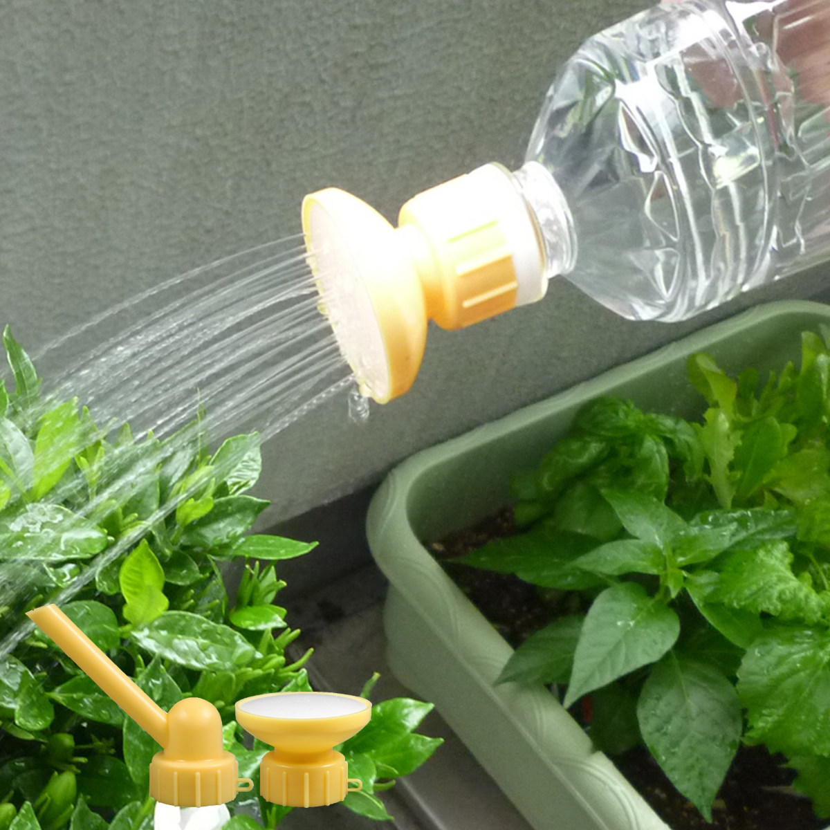 ジョーロ 水差しペア君 ( 吸水 お留守番 水差し水やり当番 留守 自動 水遣り器 ジョウロ 水差し ガーデニング 園芸 観葉植物 給水 水やり ペットボトル エコ インドア 室内自動吸水 2個セット )