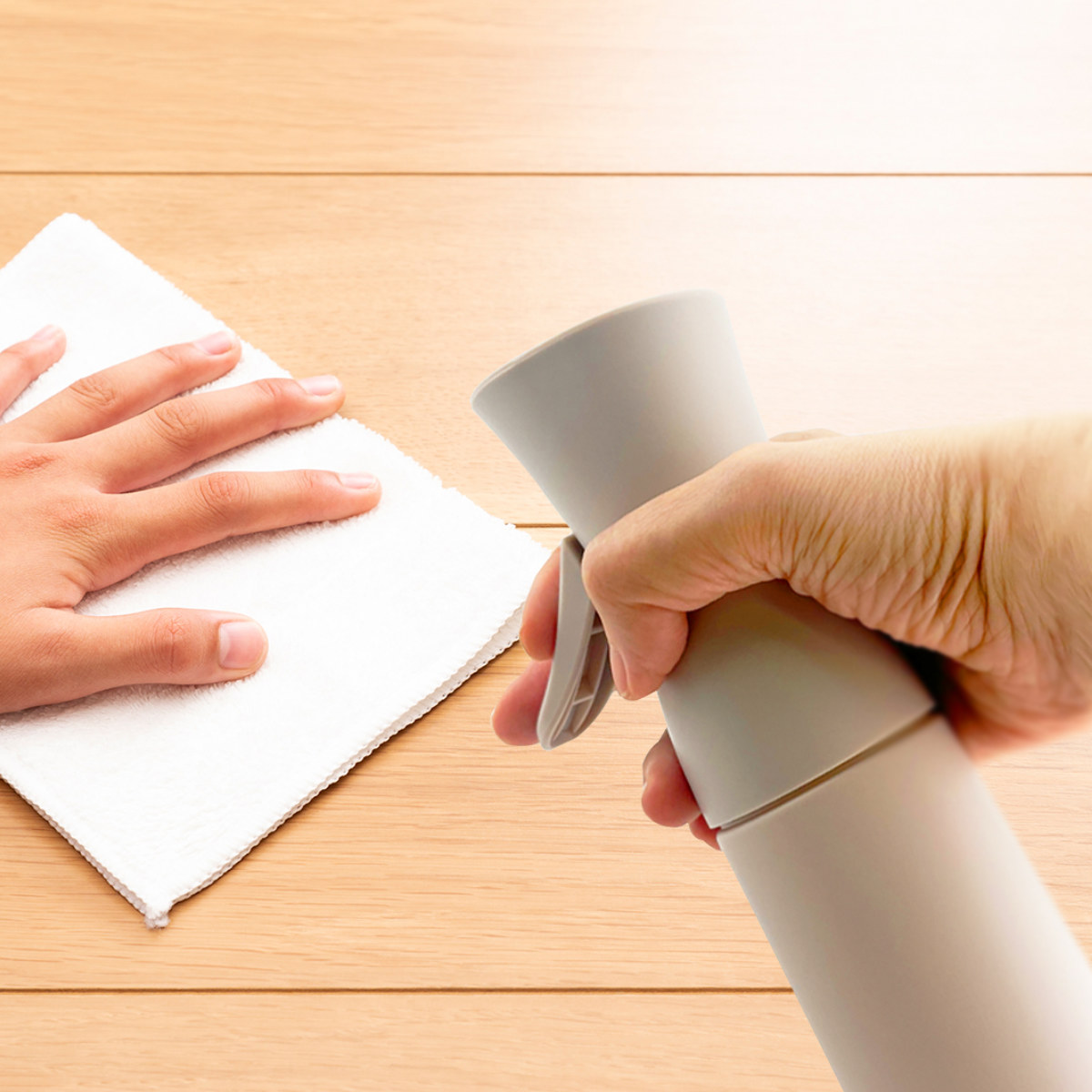 スプレー エアーミストワン 200ml ( ボトル ミストボトル 霧ふき 霧吹き 超微細 ミスト 蓄圧式 容器 ガーデニング 園芸 観葉植物 ディスプレイ お手入れ 水やり おしゃれ ) 【ホワイト】 ホワイト