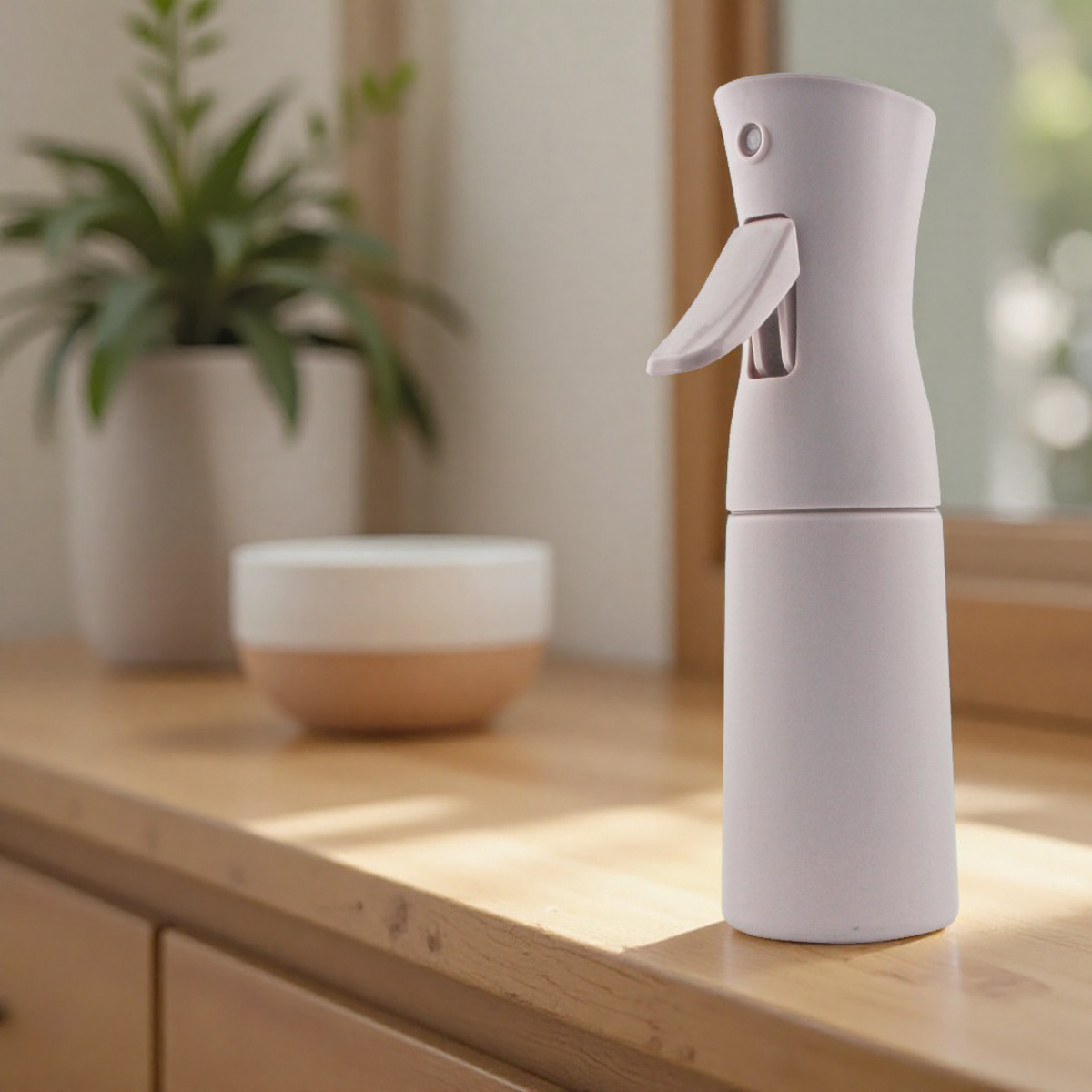 スプレー エアーミストワン 200ml ( ボトル ミストボトル 霧ふき 霧吹き 超微細 ミスト 蓄圧式 容器 ガーデニング 園芸 観葉植物 ディスプレイ お手入れ 水やり おしゃれ ) 【ホワイト】 ホワイト