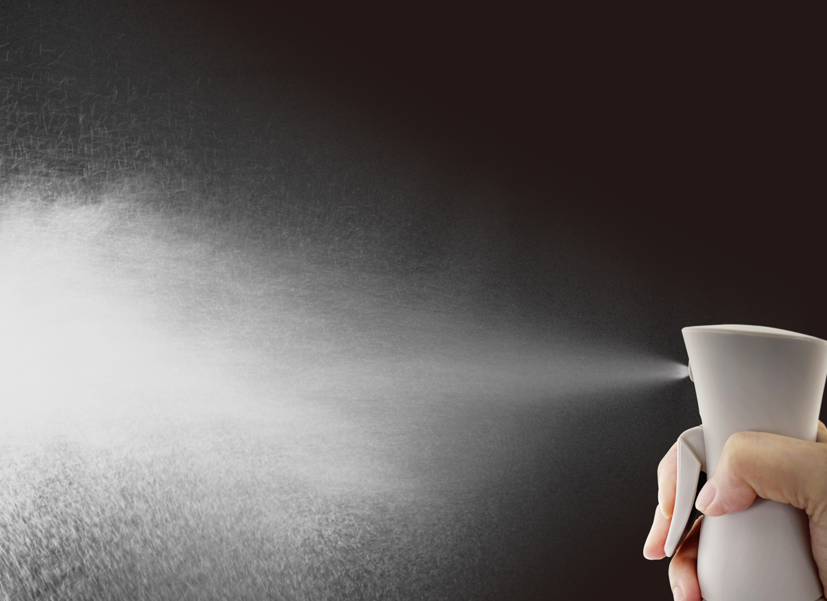 スプレー エアーミストワン 200ml ( ボトル ミストボトル 霧ふき 霧吹き 超微細 ミスト 蓄圧式 容器 ガーデニング 園芸 観葉植物 ディスプレイ お手入れ 水やり おしゃれ ) 【ホワイト】 ホワイト