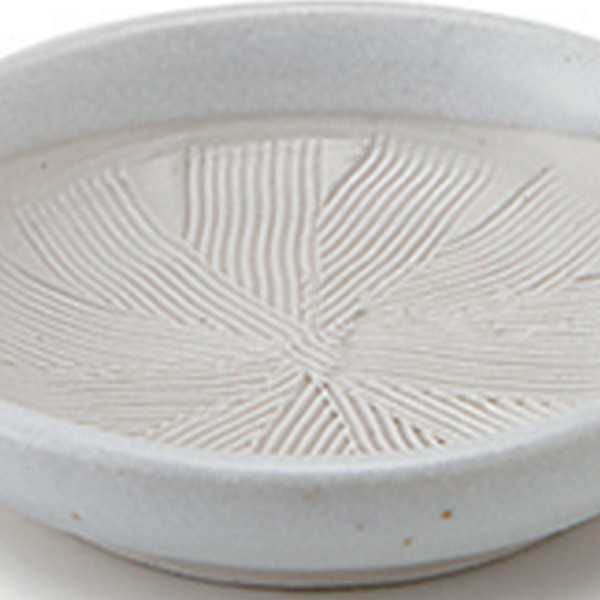 すり皿 9cm 和食器 陶器 日本製 ( 食器 皿 器 豆皿 小皿 電子レンジ対応 食洗機対応 おしゃれ おろし器 無地 離乳食 ペースト 小さい )