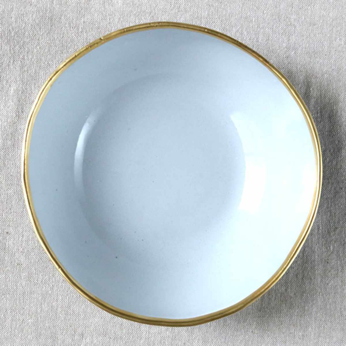 ボウル 17cm スリール Sourire 笠間焼 皿 食器 洋食器 陶器 日本製 ゴールド ( 中鉢 シリアルボウル 煮物鉢 サラダボウル 深皿 デザート 取り皿 スープ ポタージュ 菓子皿 ) 【シルバー】 シルバー