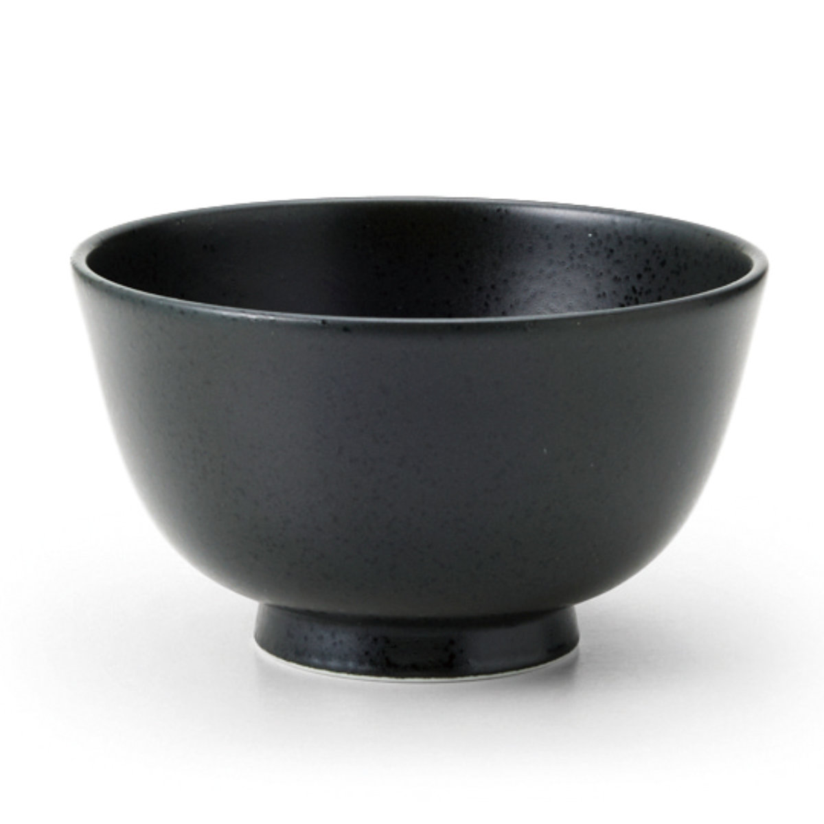 丼鉢 軽量 4.0丼 ( 13.3cm 550ml 丼 どんぶり 丼物 ボウル 鉢 器 うつわ 磁器 美濃焼 日本製 白唐津 粉引 和風 素朴 ナチュラル 風合い 黒マット ) 【白唐津】 白唐津
