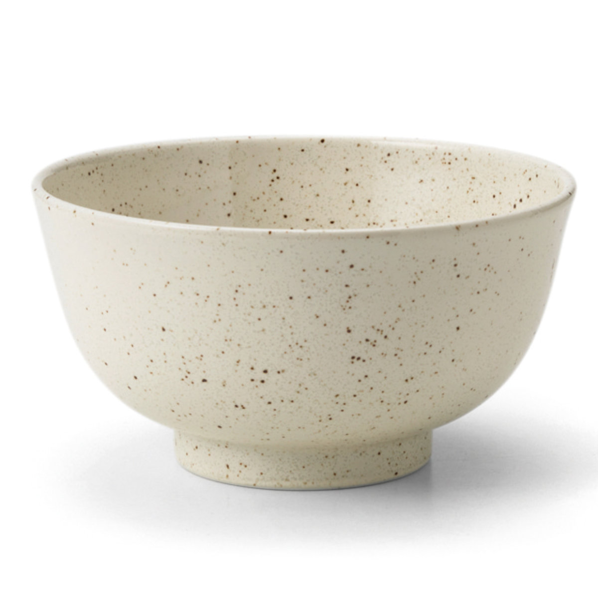 丼鉢 軽量 5.0丼 ( 16.4cm 975ml 丼 どんぶり 丼物 ボウル 鉢 器 うつわ 磁器 美濃焼 日本製 白唐津 粉引 和風 素朴 ナチュラル 風合い 黒マット ) 【白唐津】 白唐津