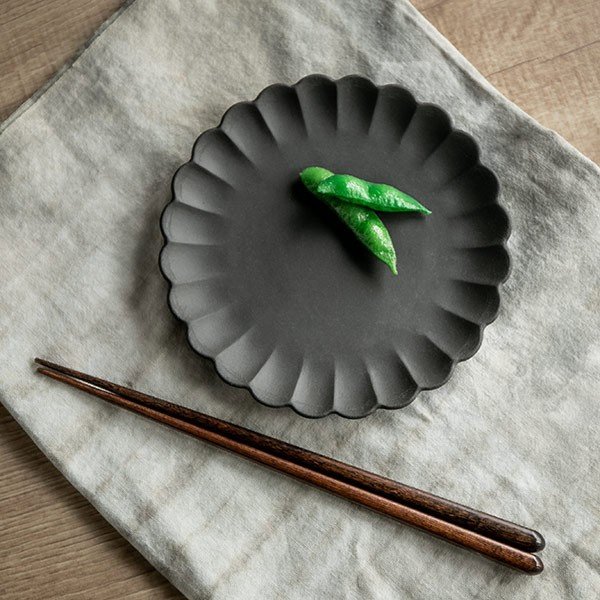プレート 15cm フローレ 花 輪花 陶器 食器 日本製 （ 食洗機対応 電子レンジ対応 ケーキ デザート 皿 デザートプレート お皿 小皿 取り