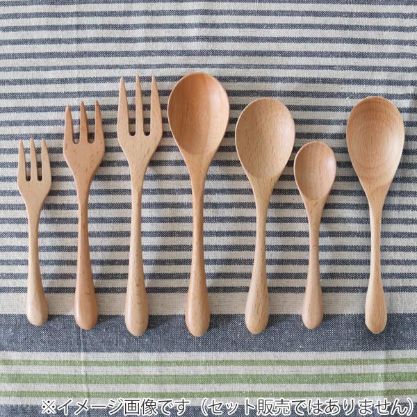 dショッピング |れんげ 木 長さ15.5cm knob 木製 カトラリー 食器 10本