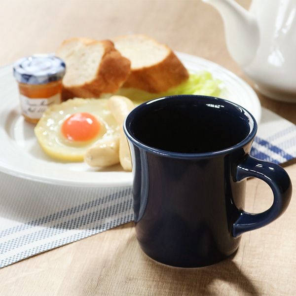 マグカップ 300ml M Cozyマグ 陶器 日本製 ( 電子レンジ対応 食洗機対応 マグ コーヒーカップ 食器 カップ タンブラー 無地 かわいい おしゃれ ) 【ホワイト】 ホワイト