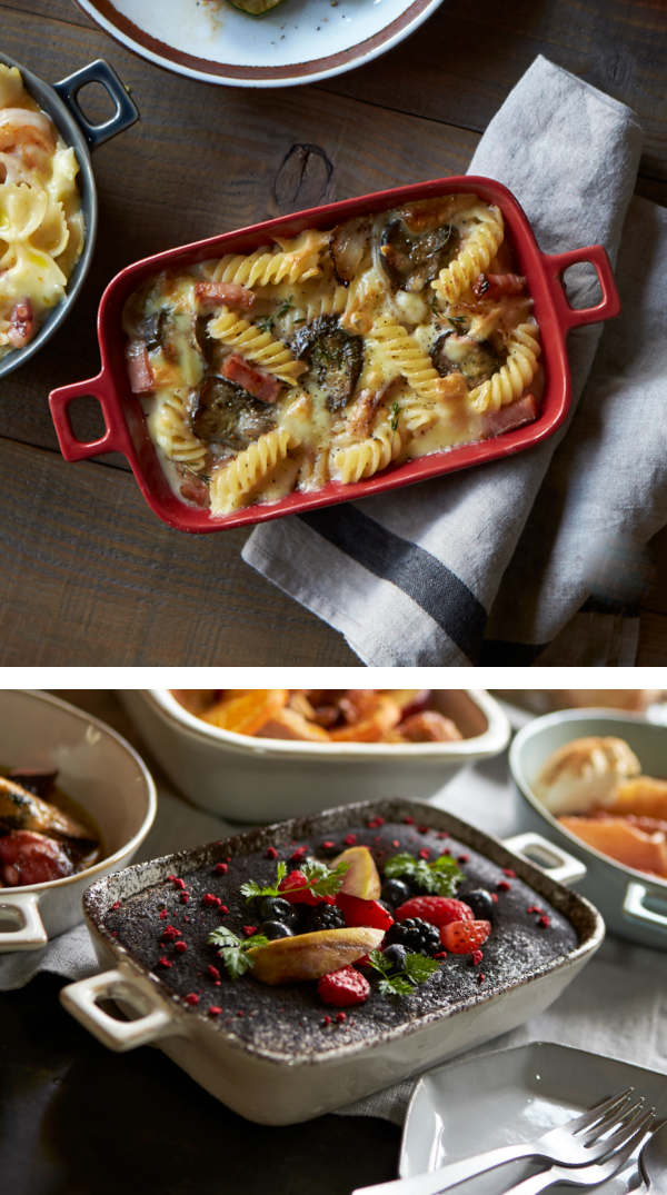 グラタン皿 23cm 持ち手付き レクタングル Hinata 皿 食器 洋食器 耐熱 陶器 グレー 耐熱皿 オーブン対応 四角 角皿 かわいい スクエア 電子レンジ対応 セールsale Off おしゃれ 中皿 取っ手 耳付き 食洗機対応