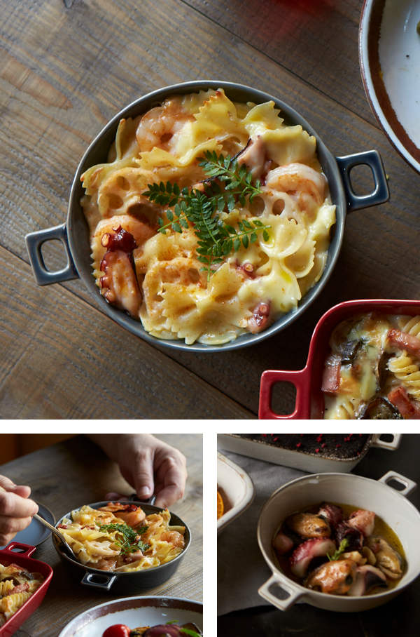 激安価格と即納で通信販売 グラタン皿 21cm 持ち手付き ラウンド Hinata 皿 食器 洋食器 耐熱 陶器 レッド アヒージョ鍋 かわいい おしゃれ 取っ手 耐熱皿 耳付き オーブン対応 丸 電子レンジ対応 一人用 食洗機対応