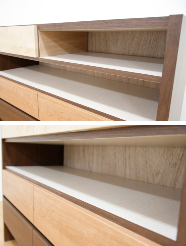 チェスト 4段 モダンデザイン ミックスカラー Feliz 日本製 幅120cm ( 開梱設置 たんす タンス 収納 桐 引き出し 完成品 箪笥 リビングチェスト シンプル リビング収納 木製 木目 ナチュラル ブラウン 幅120 120cm 120センチ )