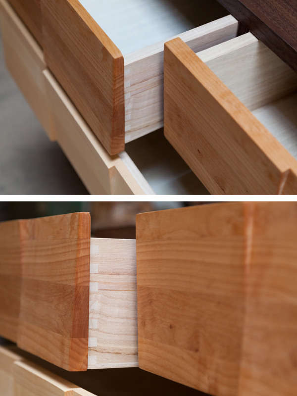 リビングチェスト 4段 モダンデザイン 天然木 日本製 幅78cm ミックス ( 開梱設置 チェスト 収納チェスト たんす タンス 収納 桐 引き出し 完成品 リビング収納 サイドチェスト 木製 木目 モダン 無垢材 おしゃれ ナチュラル )