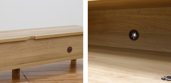 テレビ台 ローボード 北欧風 天然木無垢材 Fente 幅160cm ホワイトオーク ( 開梱設置 テレビボード テレビラック TV台 TVボード TVラック 完成品 AVボード AVラック 天然木 オーク 無垢 モダン シンプル 木製 木目 おしゃれ )