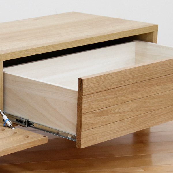 テレビ台 ローボード 北欧風 天然木無垢材 Fente 幅180cm ホワイトオーク ( 開梱設置 テレビボード テレビラック TV台 TVボード TVラック 完成品 AVボード AVラック 天然木 オーク 無垢 モダン シンプル 木製 木目 おしゃれ )