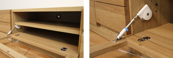 テレビ台 ローボード モダンデザイン 天然木無垢材 BLOCK 幅150cm ホワイトオーク ( 開梱設置 テレビラック TV台 TVボード リビング収納 TVラック 収納 ラック リビングボード 木目 オーク 木製 フラップ扉 ガラス おしゃれ )