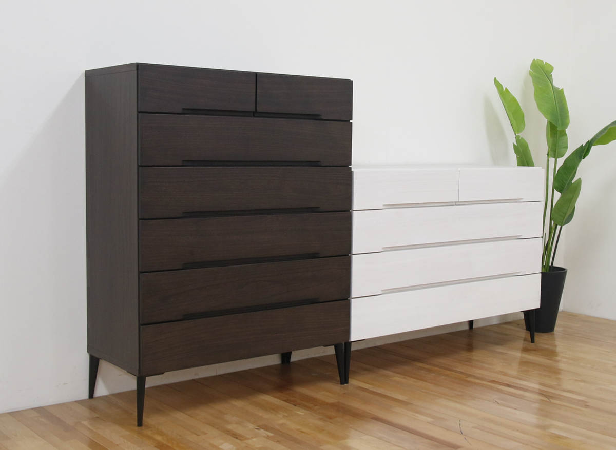 桐チェスト 幅102.2cm 引き出し4段 日本製 完成品 脚付き ( 開梱設置 チェスト 桐製 アイアン脚 F☆☆☆☆ 調湿 防虫 モダン 衣類収納 低ホルムアルデヒド お掃除ロボット対応 ホワイト ダークブラウン ブラックアイアン ) 【ホワイト】 ホワイト