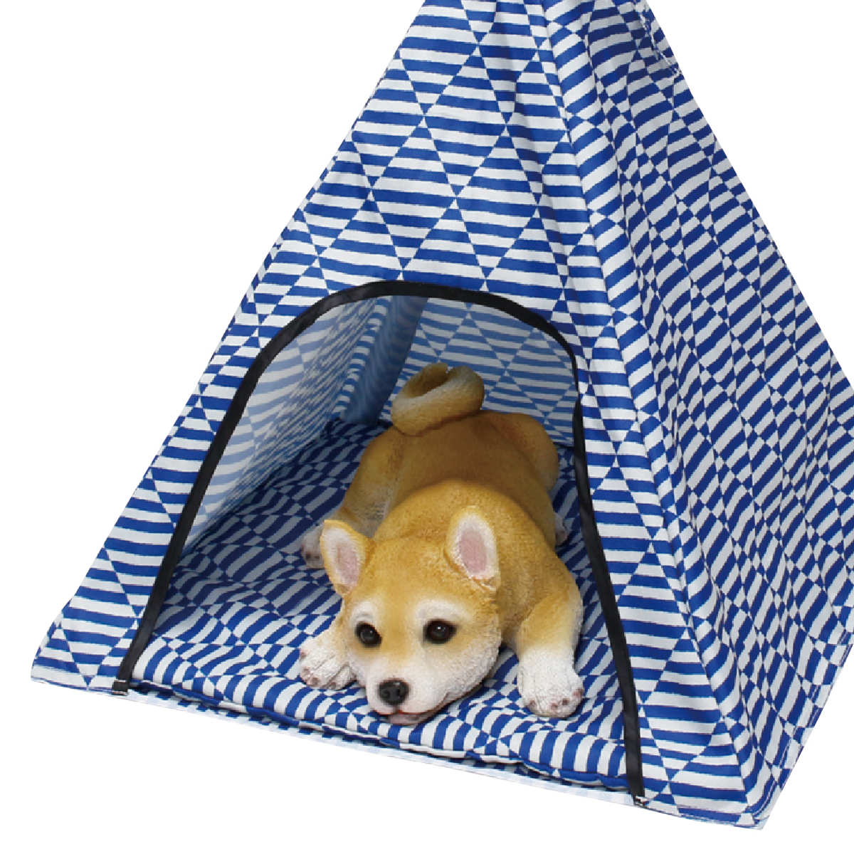 テント ファニーフィールド ティピー L 折りたたみ ( ペットテント ペット用テント ペットハウス 日除け サンシェード ペット用品 コンパクト キャンプ アウトドア 収納 ) 【レッド】 レッド