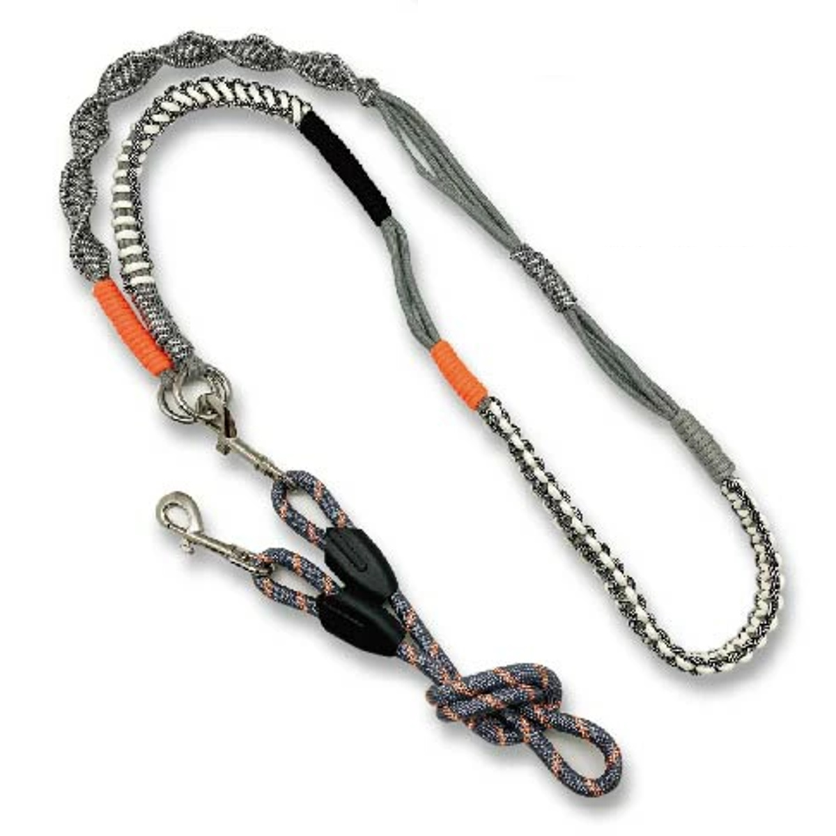 リード ショルダーリード 犬 ( 肩掛けリード 肩掛け 犬用リード 散歩 ペット用 80cm 全長160cm 散歩用リード お散歩リード 負担軽減 反射素材 反射材 ) 【グリーン】 グリーン