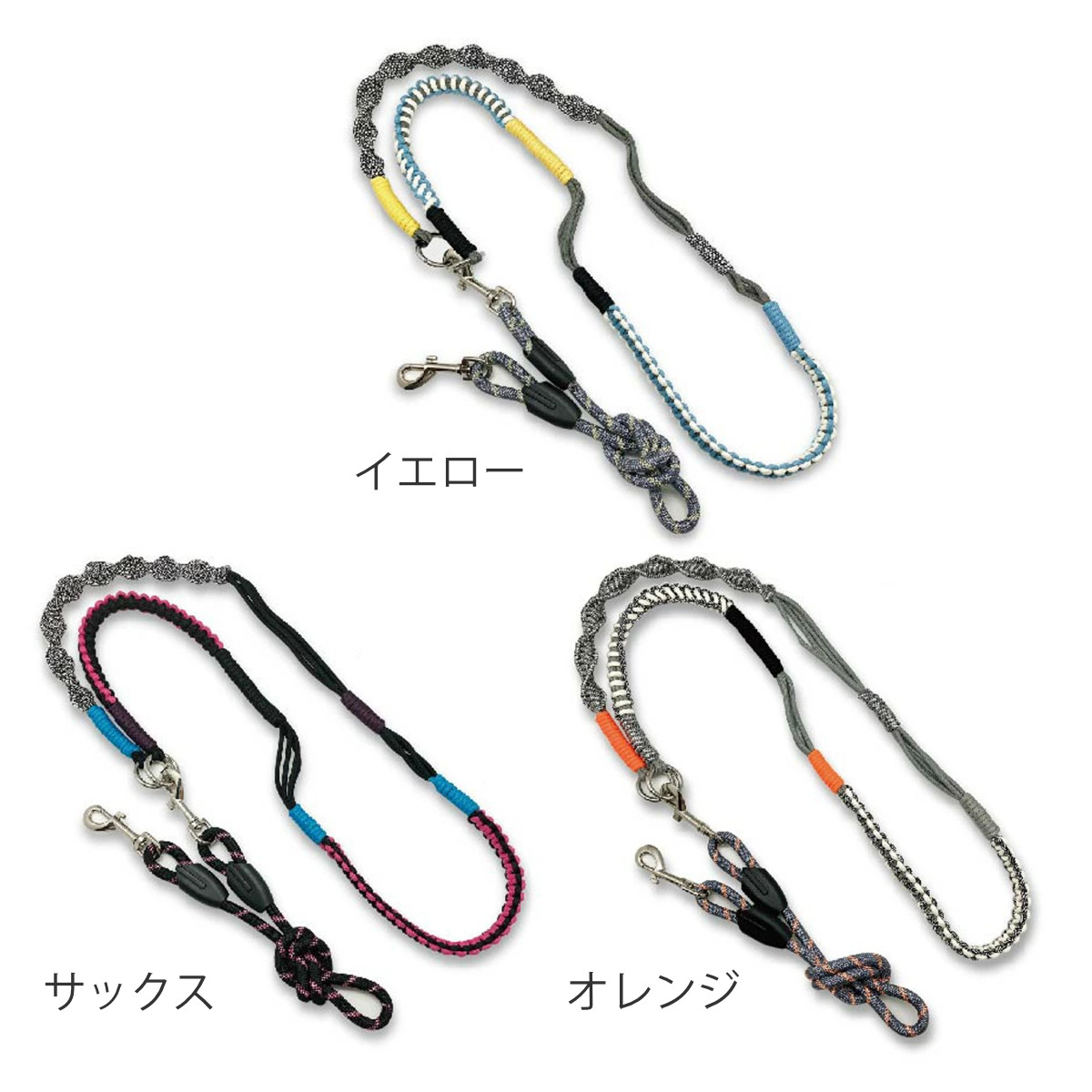 リード ショルダーリード 犬 ( 肩掛けリード 肩掛け 犬用リード 散歩 ペット用 80cm 全長160cm 散歩用リード お散歩リード 負担軽減 反射素材 反射材 ) 【グリーン】 グリーン