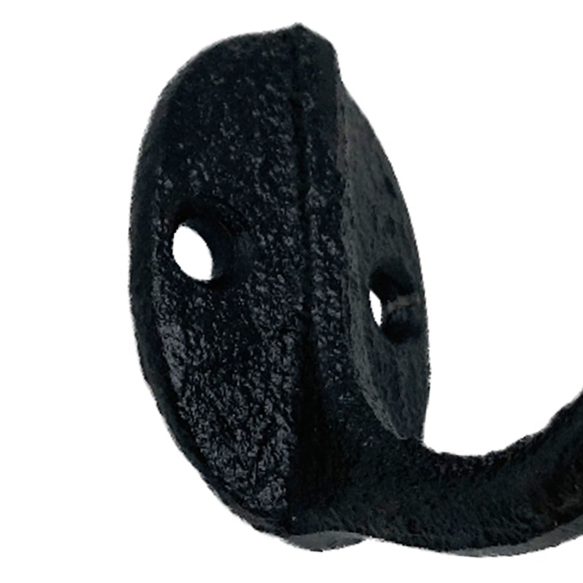 フック キャストアイアン A 壁掛け ( 壁 DIY 壁掛けフック アイアン 金具 ネジ ウォールフック 収納 シングルフック ネジ止め アンティーク ヴィンテージ おしゃれ 壁面フック 壁面収納 引っ掛け ) 【ブラック】 ブラック