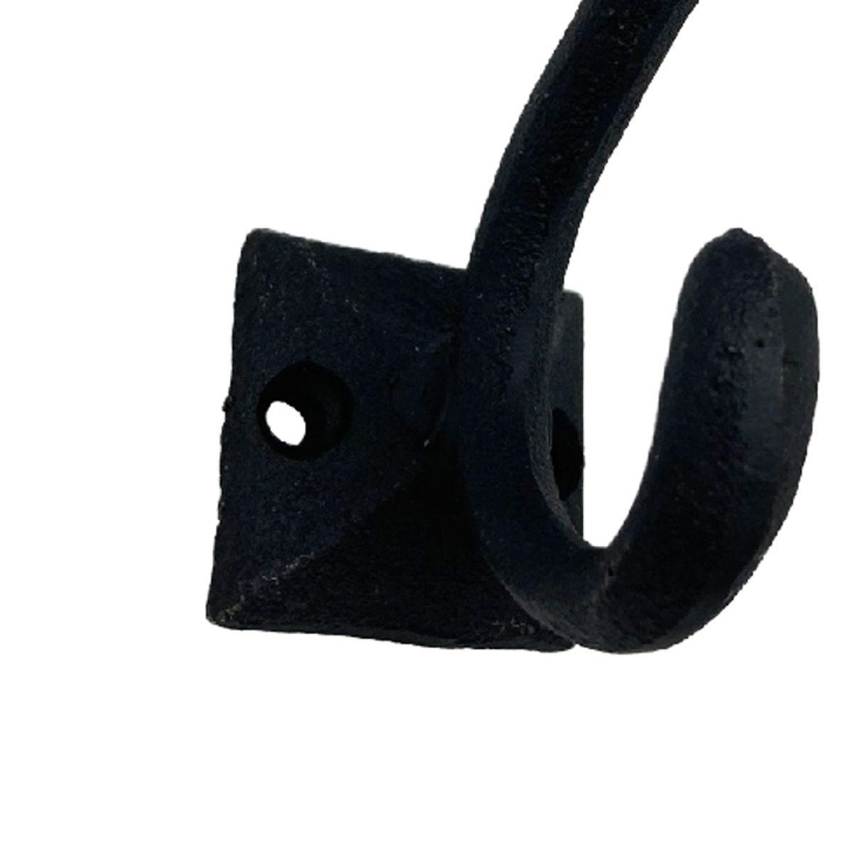 フック キャストアイアン F 壁掛け ( 壁 DIY 壁掛けフック アイアン 金具 ネジ ウォールフック 収納 ダブルフック ネジ止め アンティーク ヴィンテージ おしゃれ 壁面フック 壁面収納 引っ掛け ) 【ラスティ】 ラスティ