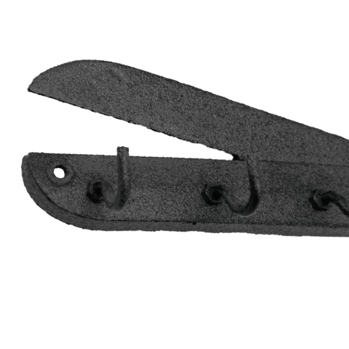 フック キャストアイアン 4シザース 壁掛け ( 壁 DIY 壁掛けフック アイアン 金具 ネジ ウォールフック 収納 4連 ネジ止め アンティーク ヴィンテージ おしゃれ 壁面フック 壁面収納 ハサミ デザイン ) 【ブラック】 ブラック