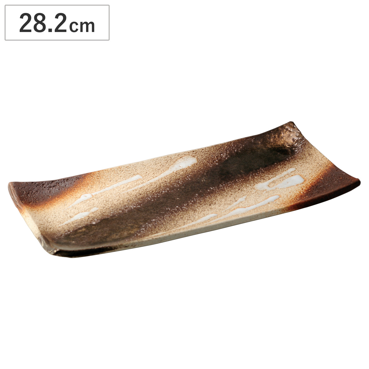 皿 手造り金彩 9号焼物皿 （ 28.2cm プレート お皿 食器 電子レンジ対応 陶器 日本製 和モダン 和風 料亭風 シンプル おしゃれ ）